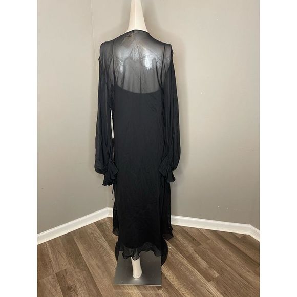 KHAITE The Rami Dress In black - Picture 9 of 11